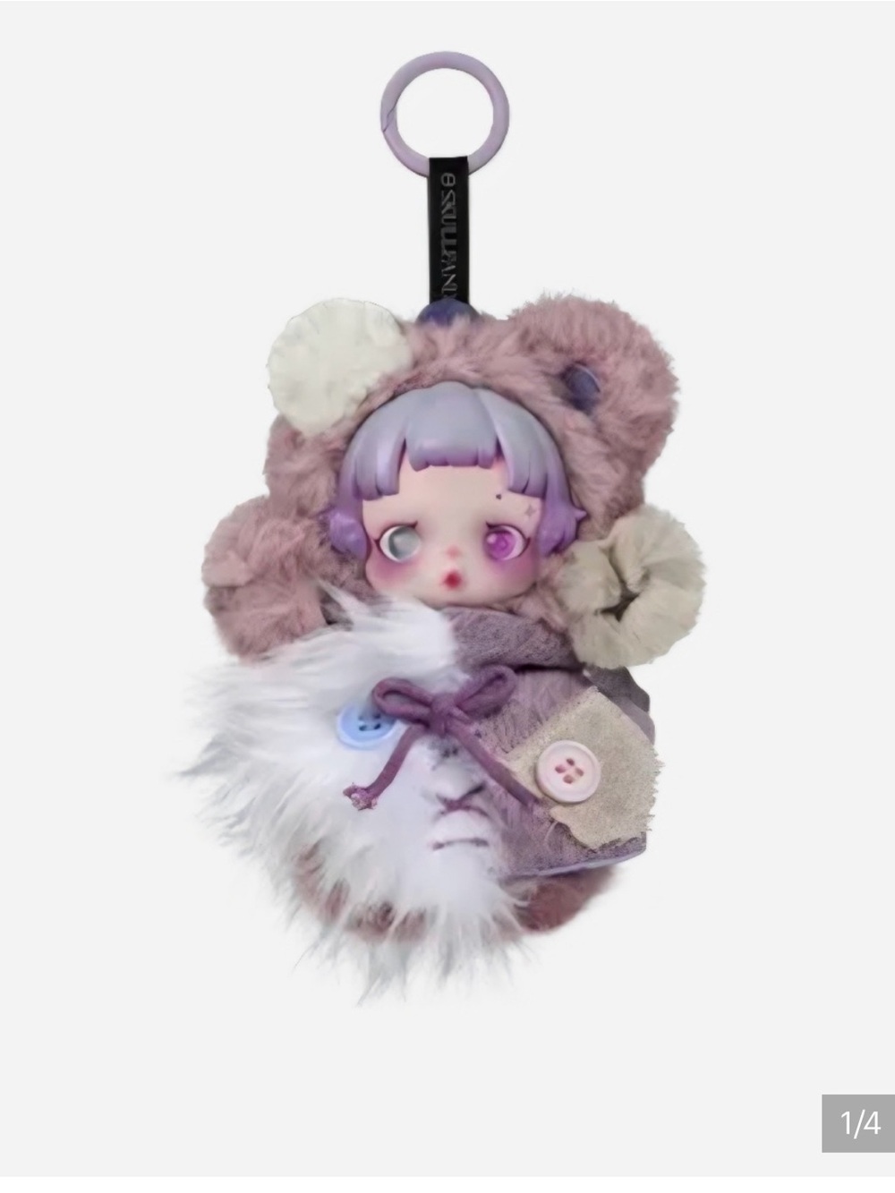 Skullpanda Ratty Bear You Found Me Doll Pendant - Pop Mart
